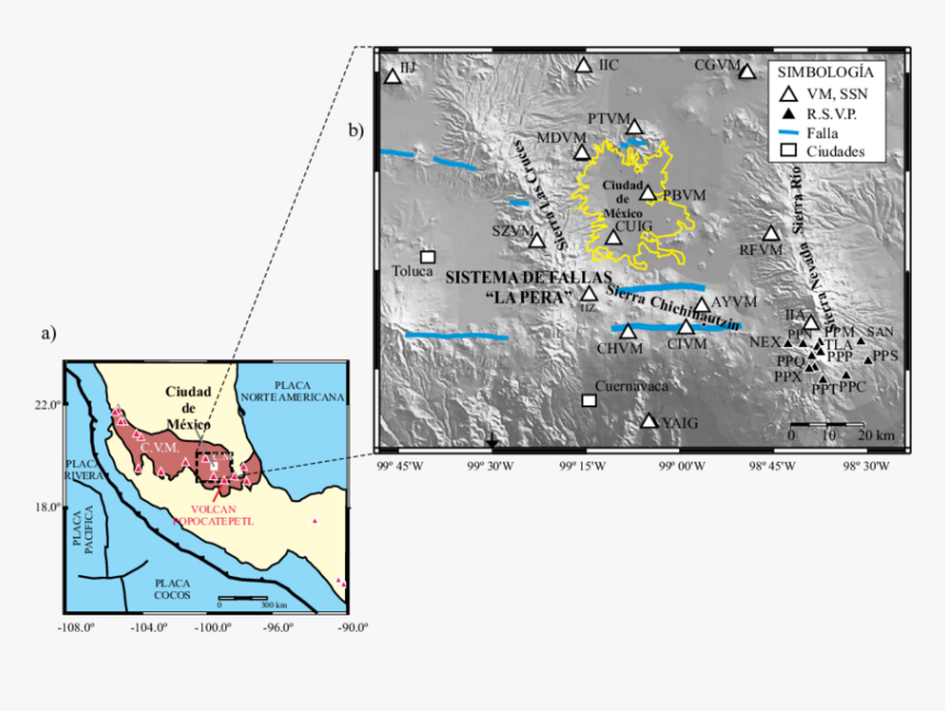 Ubicacion Geografica Del Volcan Popocatepetl, HD Png Download