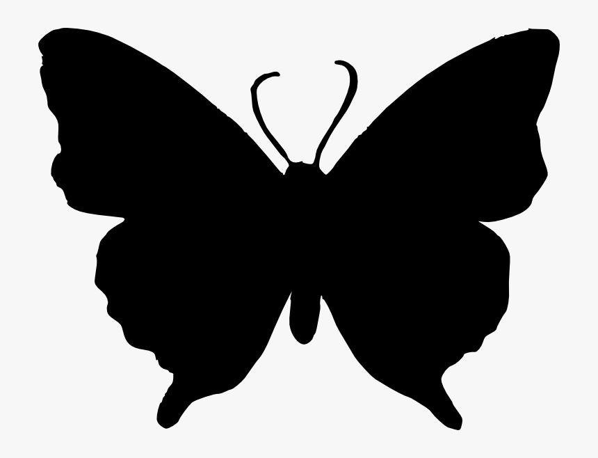 Transparent Black Butterfly Png, Png Download