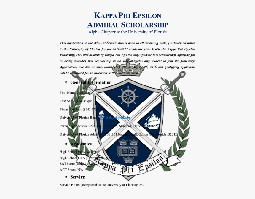 Kappa Phi Epsilon, HD Png Download