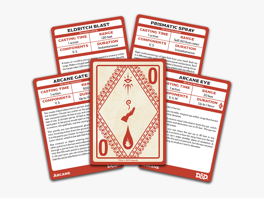 Xanathar's Guide Spellbook Cards, HD Png Download
