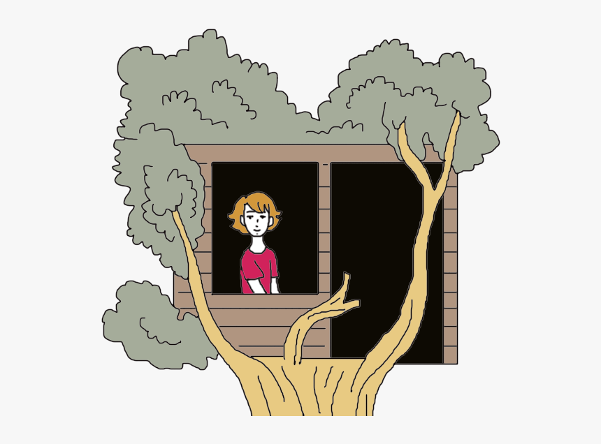 Tree House - Cartoon, HD Png Download