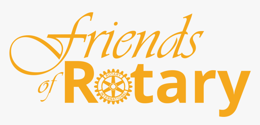 Friends Of Rotary Logo - Friends Of Rotary, HD Png Download