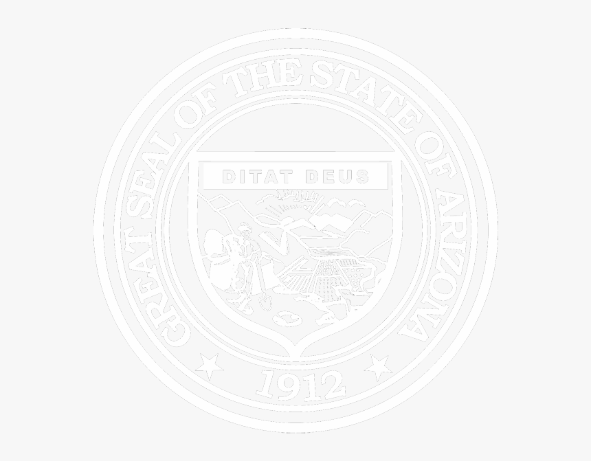 Arizona State Seal Black And White, HD Png Download