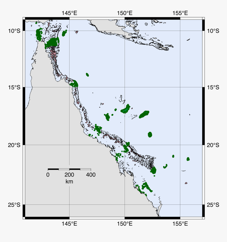 Coral Map - Map, HD Png Download