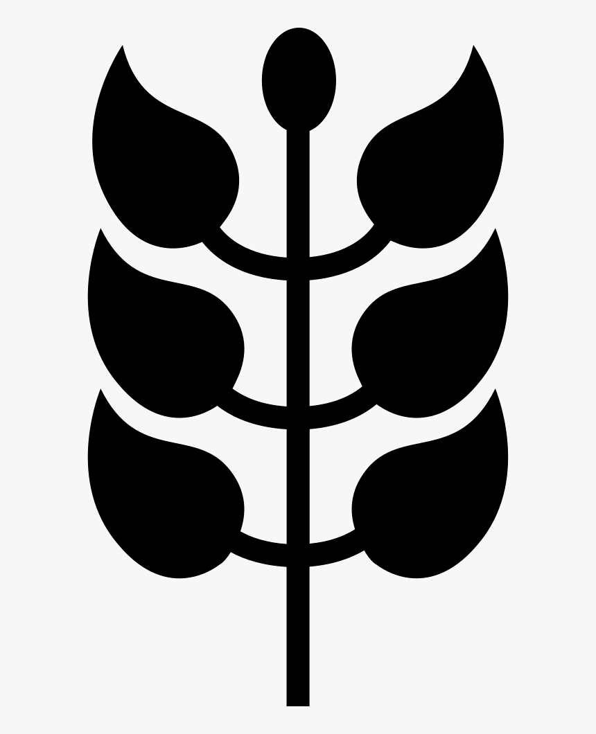 Branch With Leaves - Crest, HD Png Download