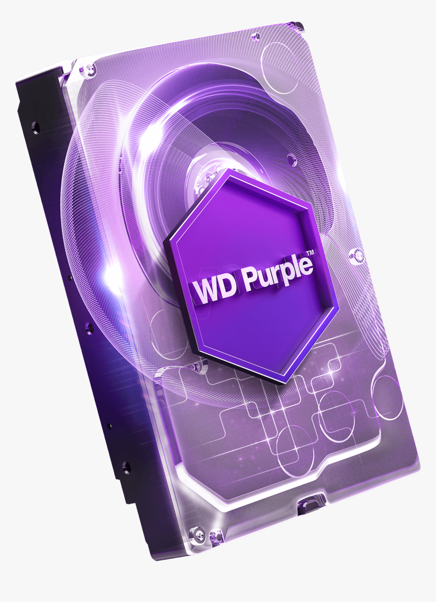 Wd Purple Surveillance Hard Drive 4 Tb Western Digital - Wd Purple Surveillance Hard Drive, HD Png Download