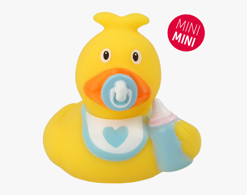 Lilalu Quietscheente Mini Baby Ente Junge Frontansicht - Baby Toys, HD Png Download