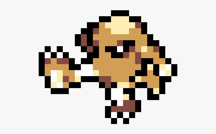 Hitmonlee Pixel Art, HD Png Download