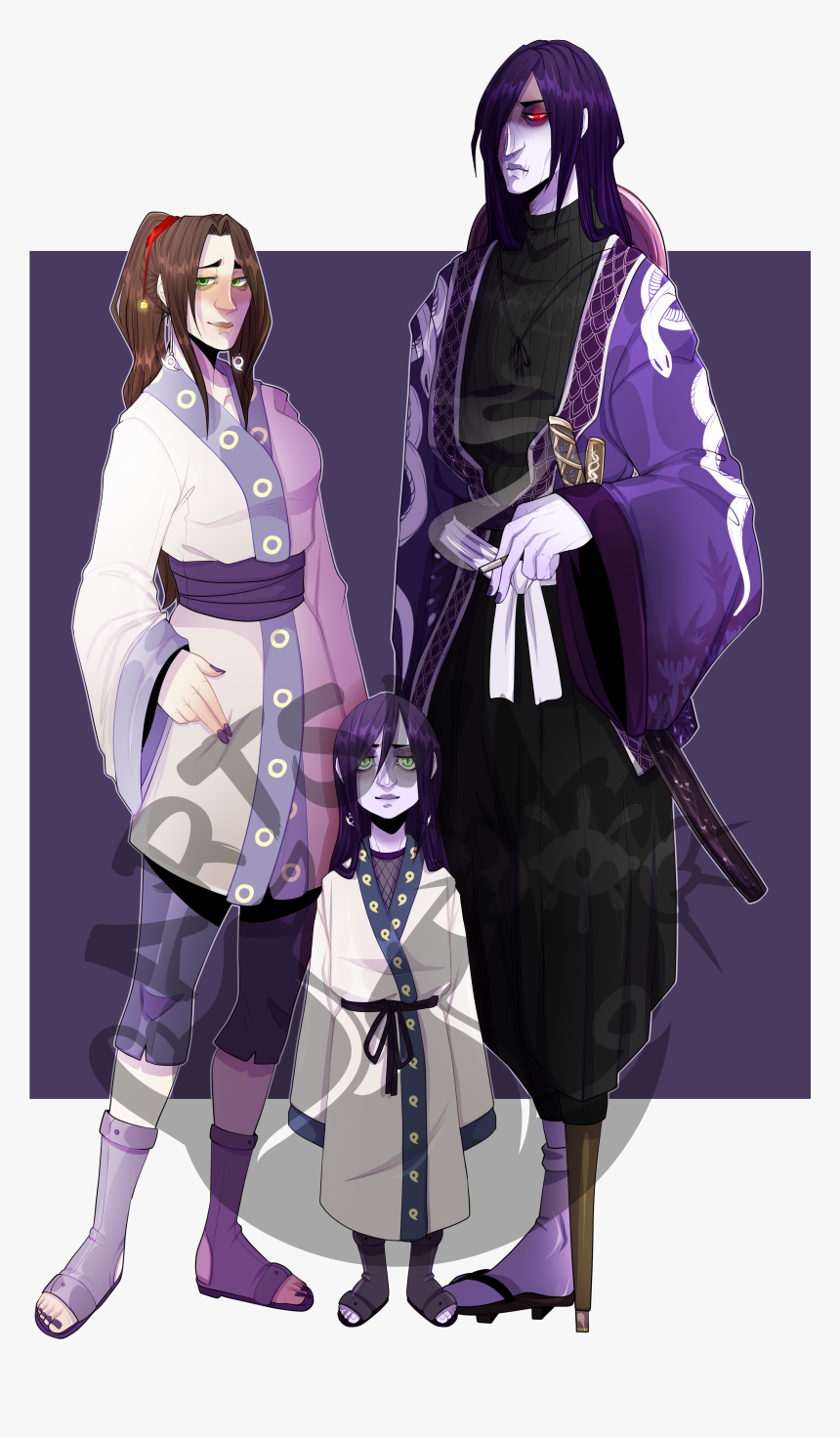 Orochimaru Mother, HD Png Download