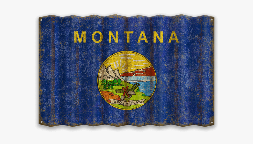 Clip Art Montana State Flag Images - Usa State Flags Montana, HD Png Download