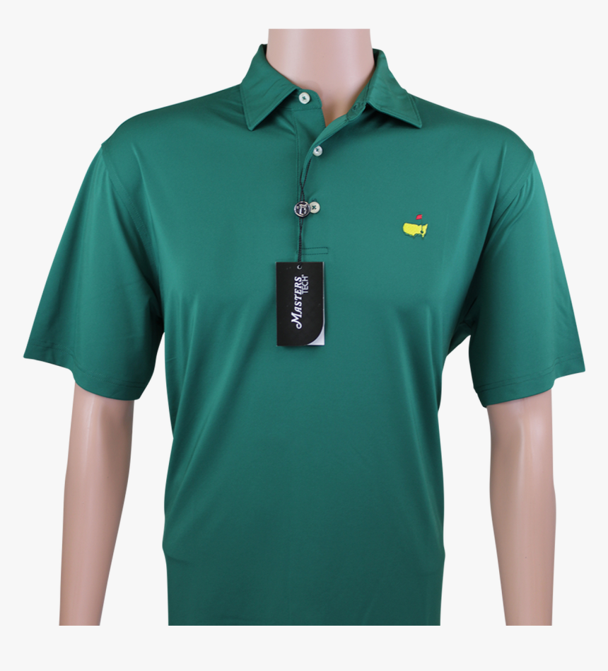 Masters Green Performance Tech Golf Shirt, HD Png Download