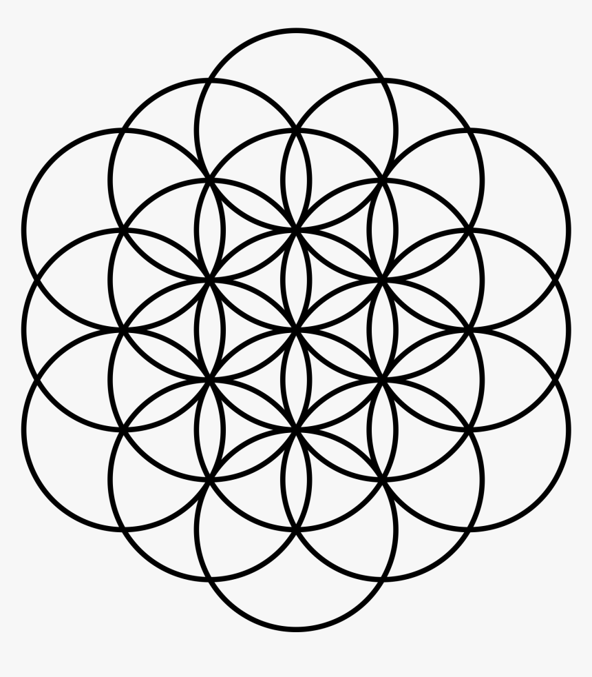 Coldplay A Head Full Of Dreams Png , Png Download - Flower Of Life 19 Circles, Transparent Png