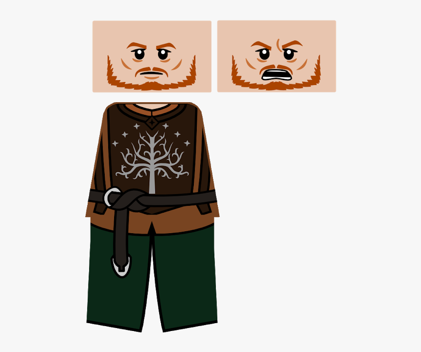 Faramir - Lotr - Real - Face2 - Cartoon, HD Png Download