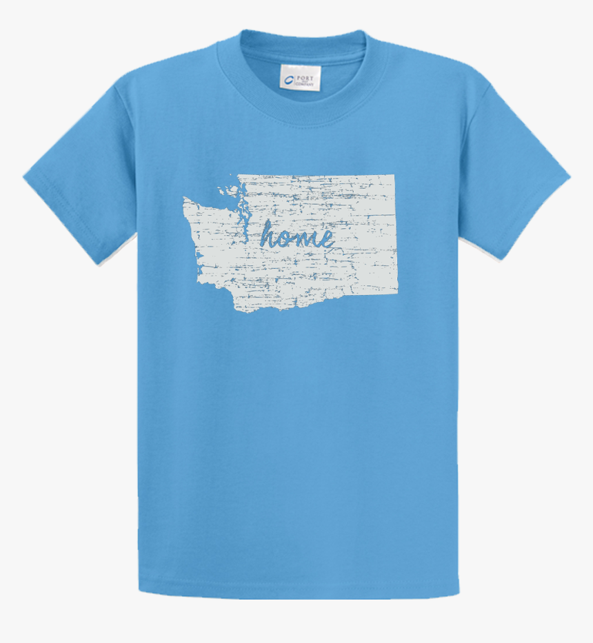 White Wa State Home Shirt - T Shirt, HD Png Download