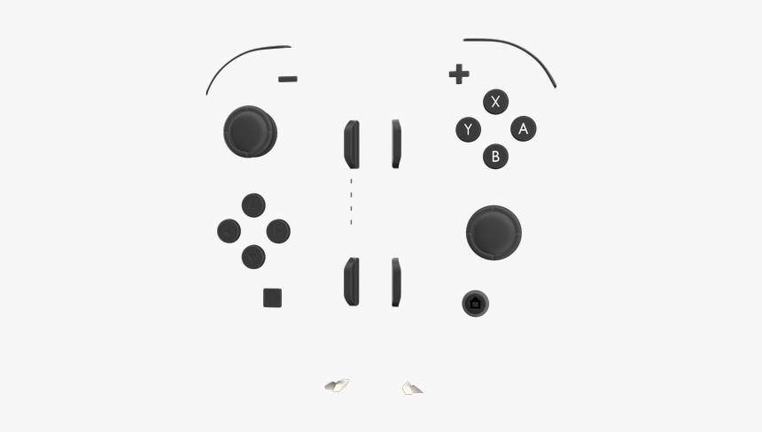 Nintendo Joy Cons Painted Nintendo Switch Joy Con White Hd Png Download Transparent Png Image Pngitem