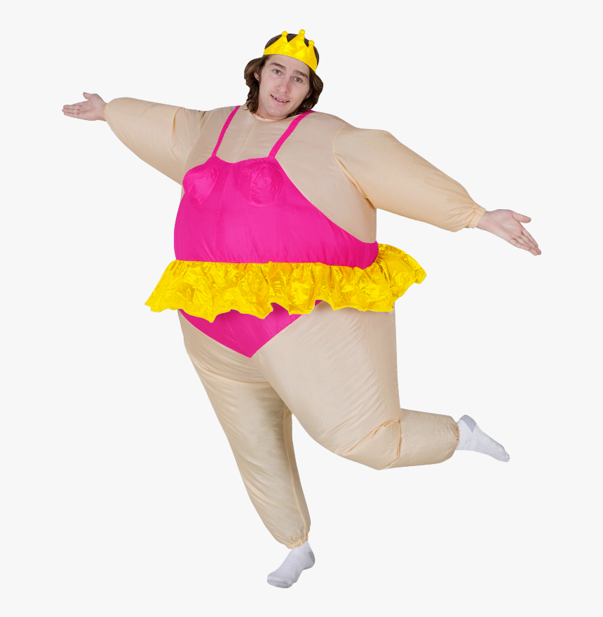 Halloween Costume For Women Inflatable Ballerina Fancy - Transparent Halloween Costume Png, Png Download