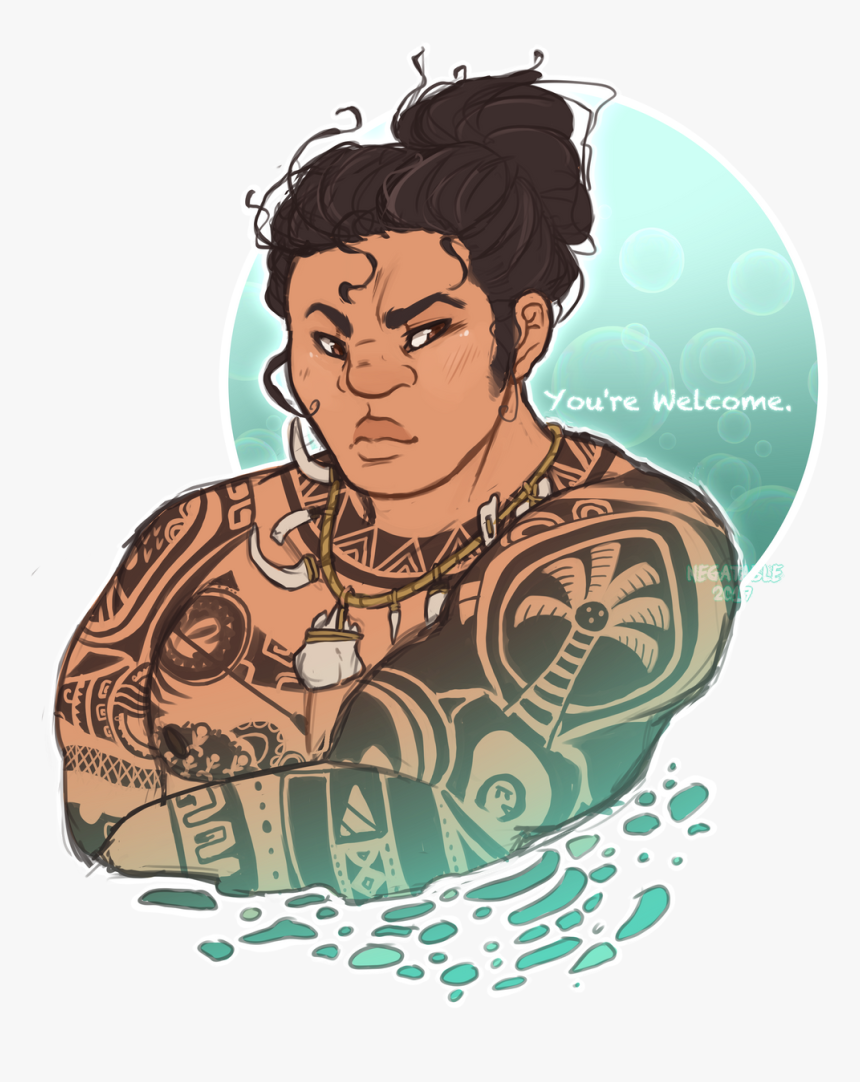 Demi God Maui Moana, HD Png Download