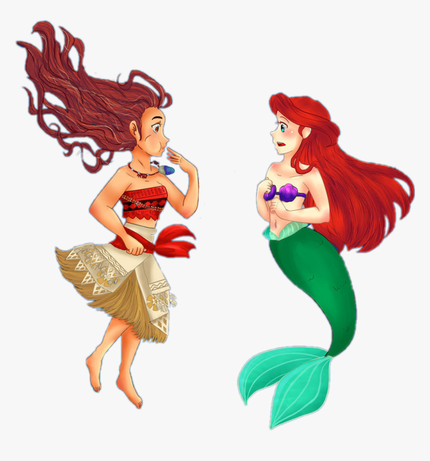 Moana Sticker Clipart , Png Download - Mermaid, Transparent Png