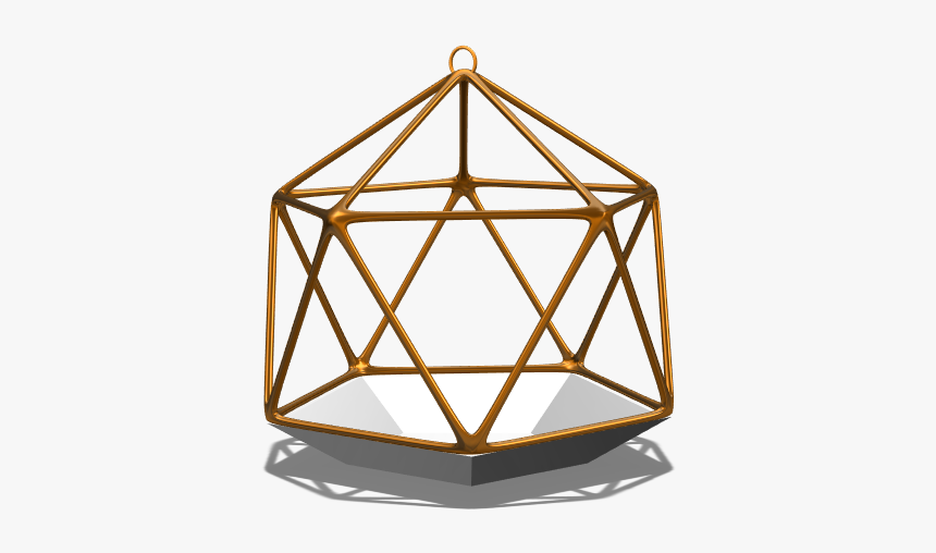 Geometric Hanging Ornament - Illustration, HD Png Download