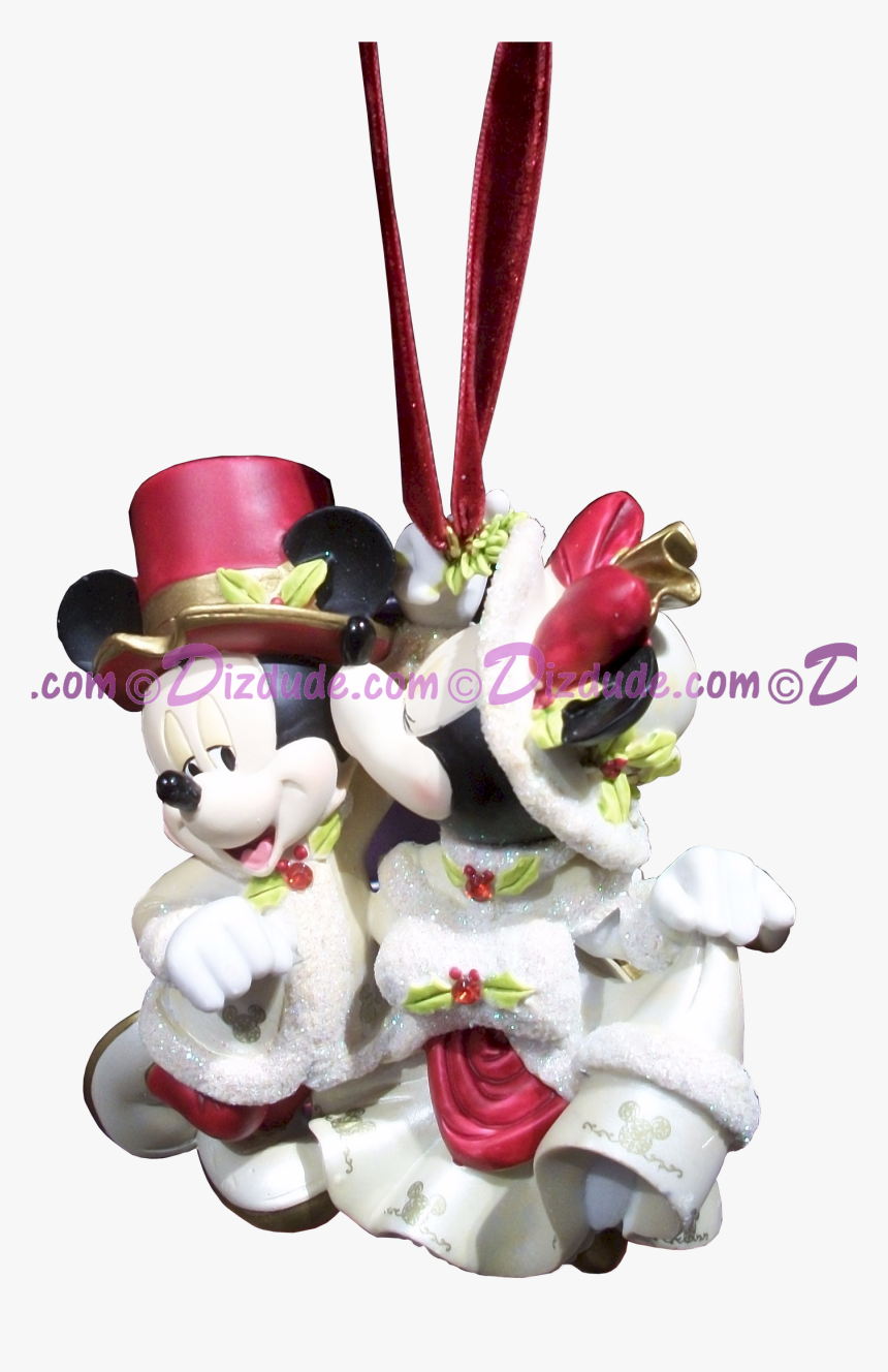 Disney Mickey Mouse And Minnie Mouse Hanging Ornament - Figurine, HD Png Download