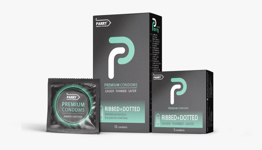 Parry 3/12 Pcs Pack Ribbed Dotted Condoms - Book Cover, HD Png Download