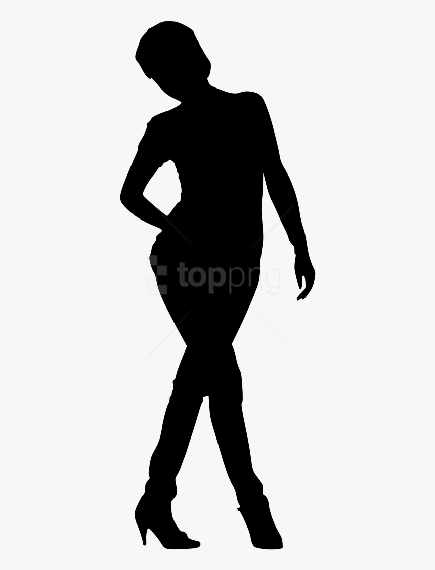 Free Png Woman Silhouette Png - Shadow Of Woman Transparent, Png Download