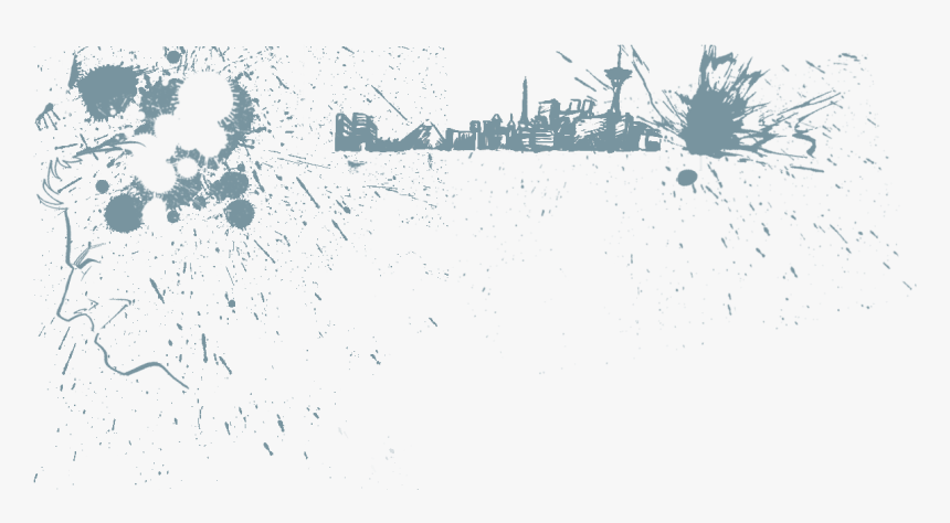 Splatter City - Paint Splatter Texture, HD Png Download