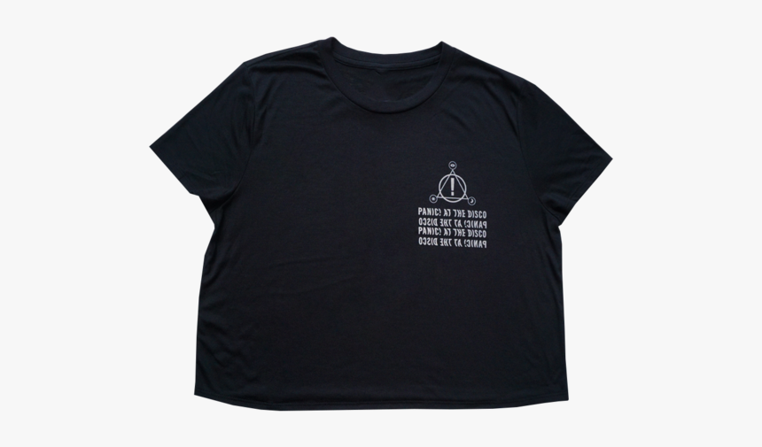 Black Stacked Wave Logo Crop - Active Shirt, HD Png Download