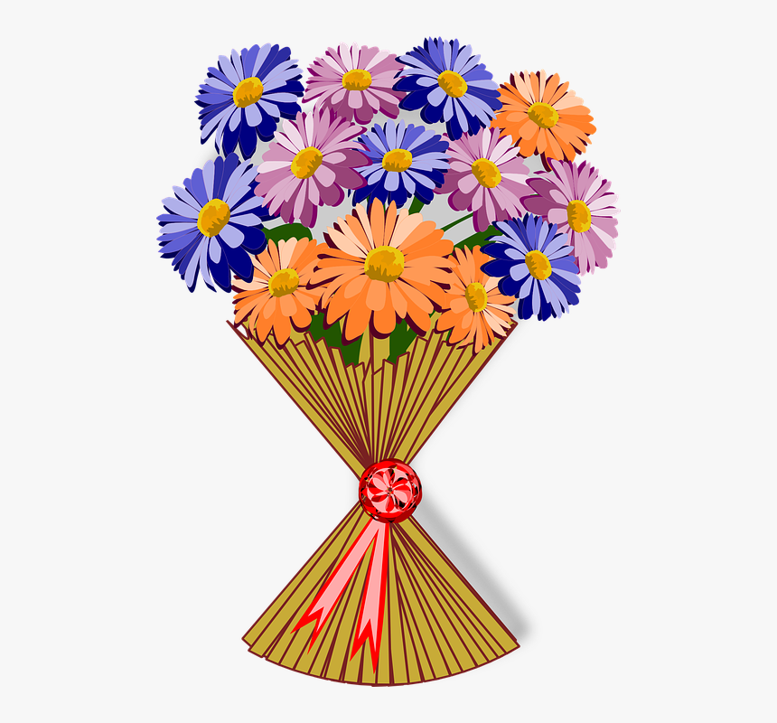 Banner Stock Bouquet I Ekler Pinterest - Bouquet De Fleurs Clipart, HD Png Download