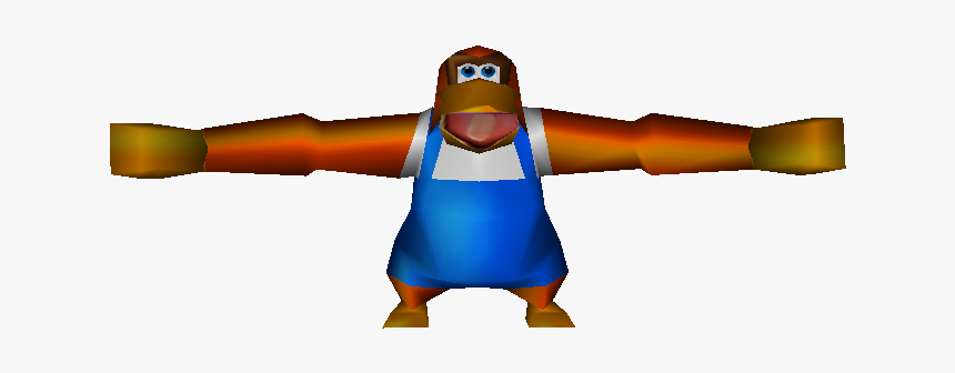 Lanky Kong Png - Donkey Kong T Pose, Transparent Png