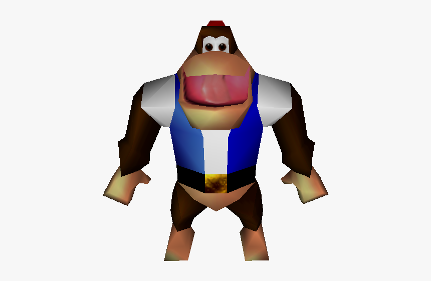 Download Zip Archive - Donkey Kong 64 Model, HD Png Download