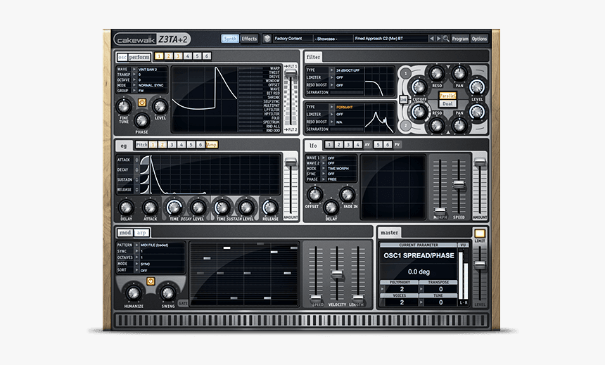 Waveshaping Synth - Z3ta 2, HD Png Download