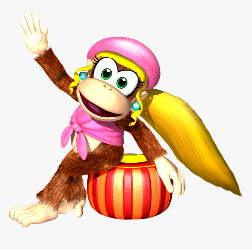Dixie Kong Diddy Kong Racing, HD Png Download