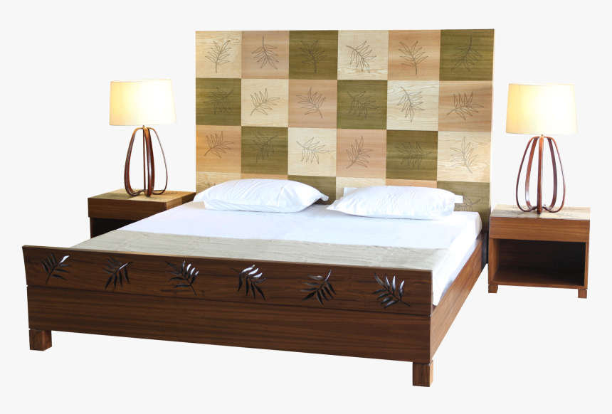 Flying Leaves Double Bed - Bed Frame, HD Png Download