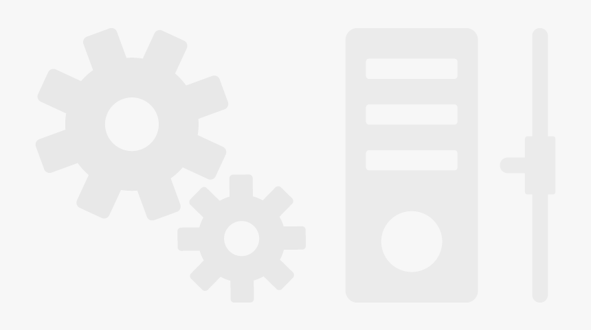 Server Optimized Icon - Cogs White, HD Png Download
