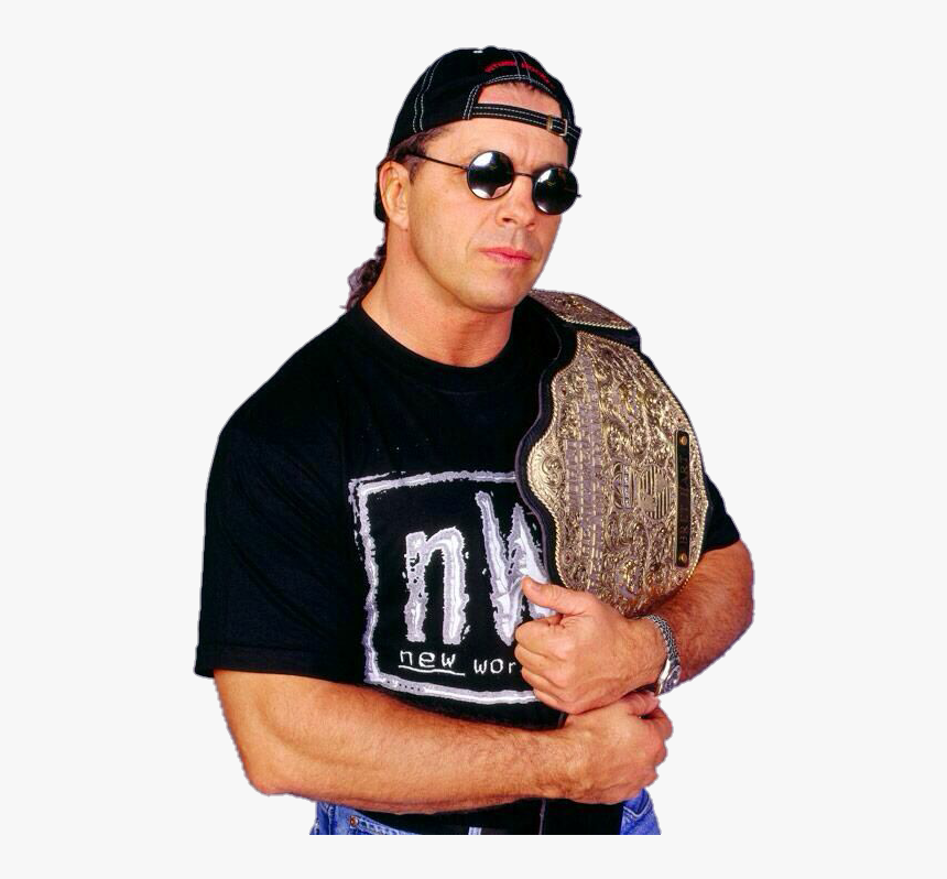 Bret Hart Png Download Image - Bret Hart Wcw World Champion, Transparent Png