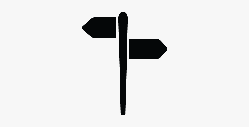Direction, Signal Icon - Cross, HD Png Download