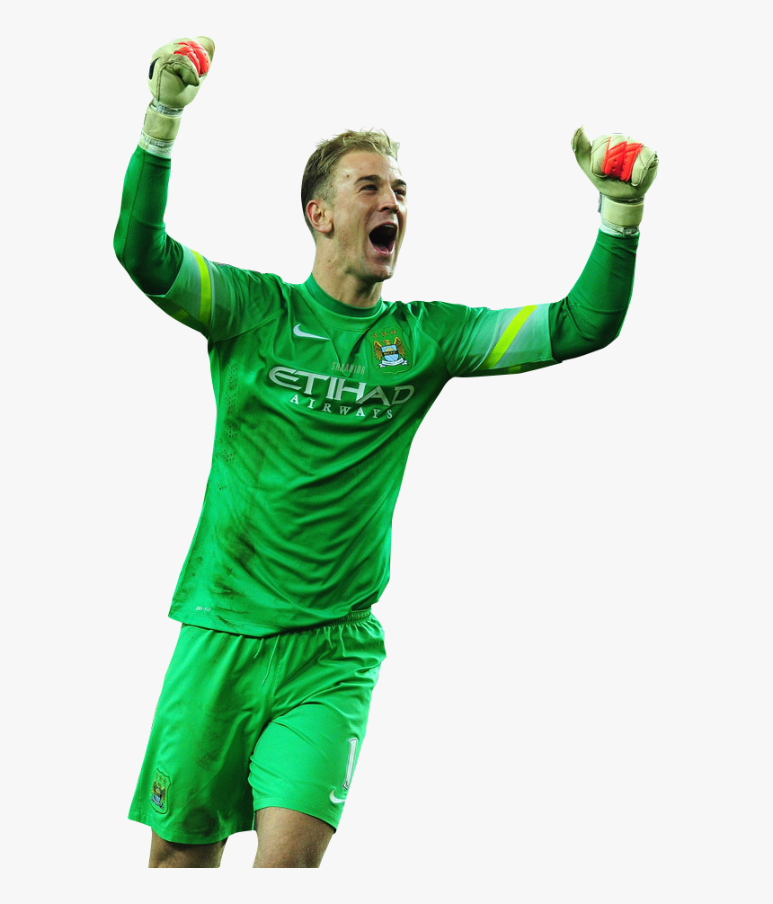 Football Player Png - Joe Hart Man City Png, Transparent Png