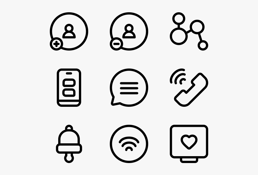 Social Media - Contact Icon Psd, HD Png Download