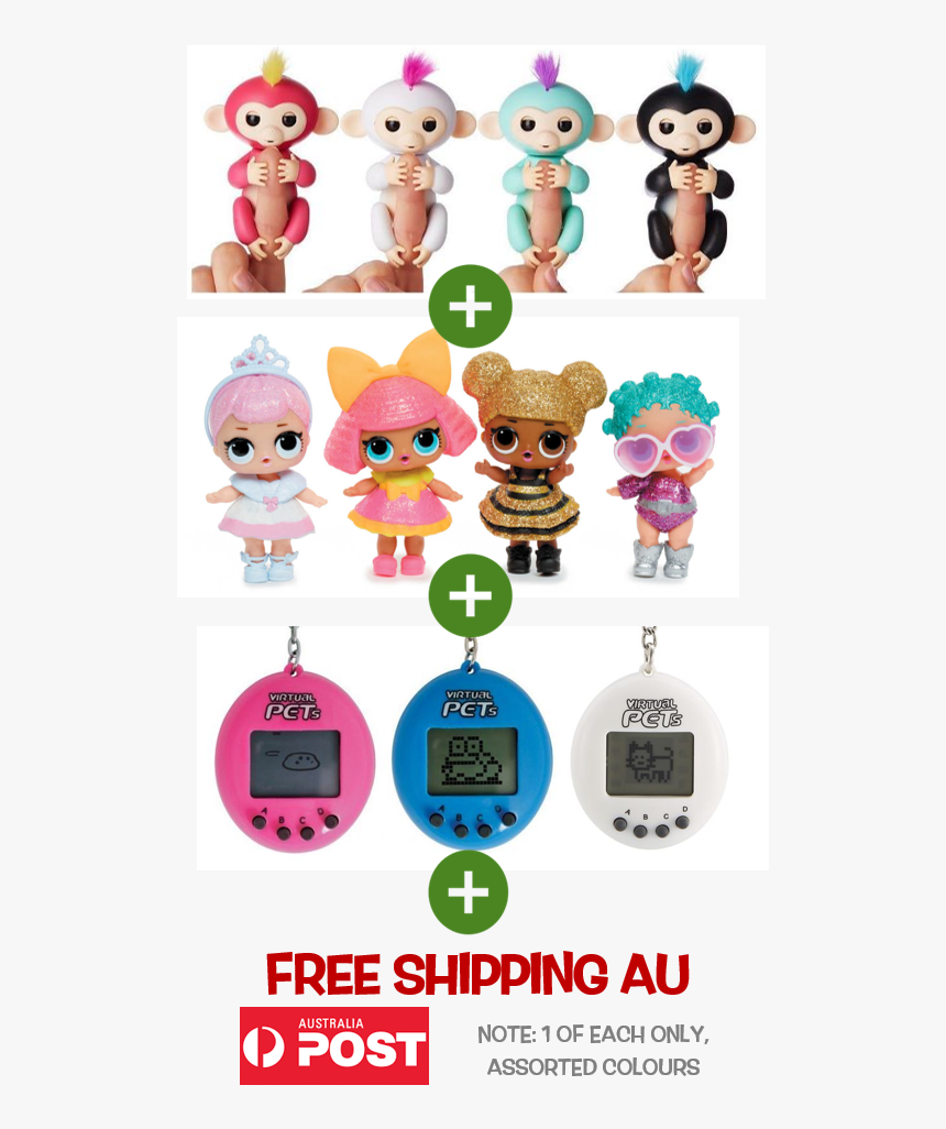 Lol Dolls , Png Download - Finger Monkey Toy, Transparent Png
