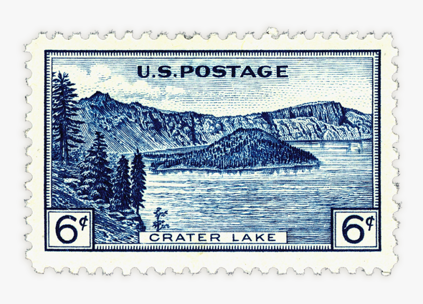Crater Lake National Park Stamp, HD Png Download