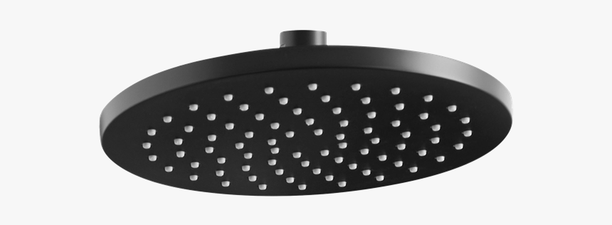 Shower Head Png Black And White - Matte Black Rain Shower Head, Transparent Png