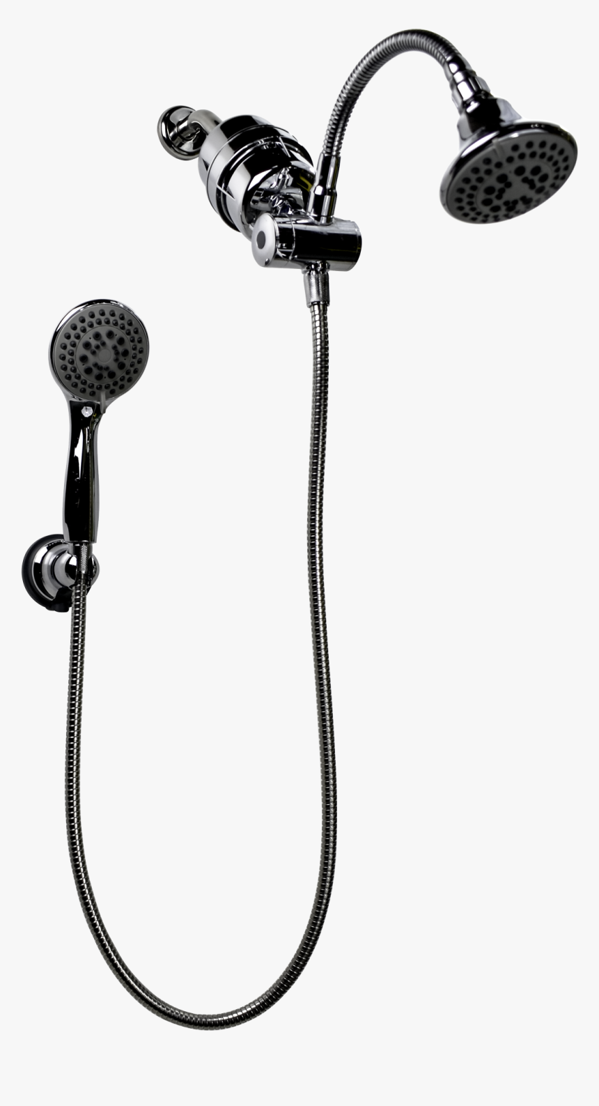 Dual Head Chrome Shower Filter With Promax™ Technology - Propur Chrome Shower Filter, HD Png Download