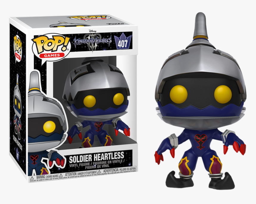 Soldier Heartless Funko Pop - Funko Pop Soldier Heartless, HD Png Download