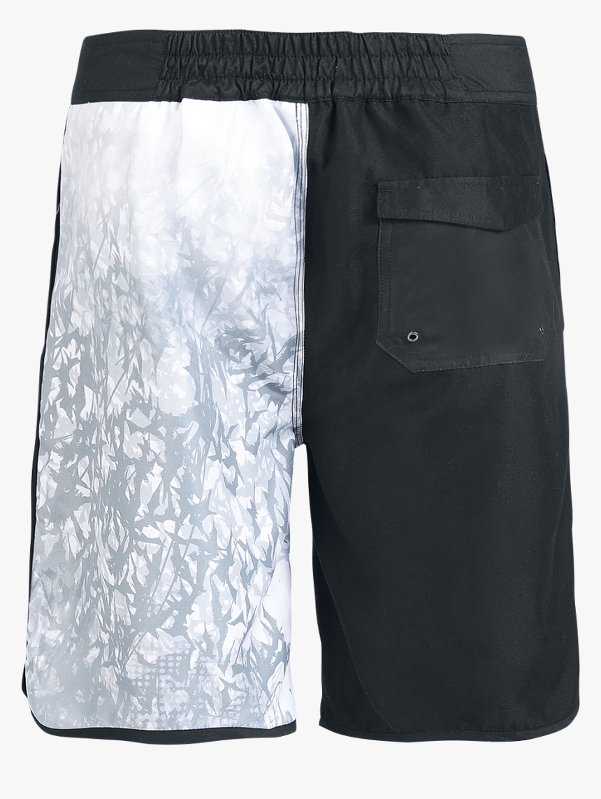 The Joker Hahaha Badeshorts Sort-hvid - Pocket, HD Png Download