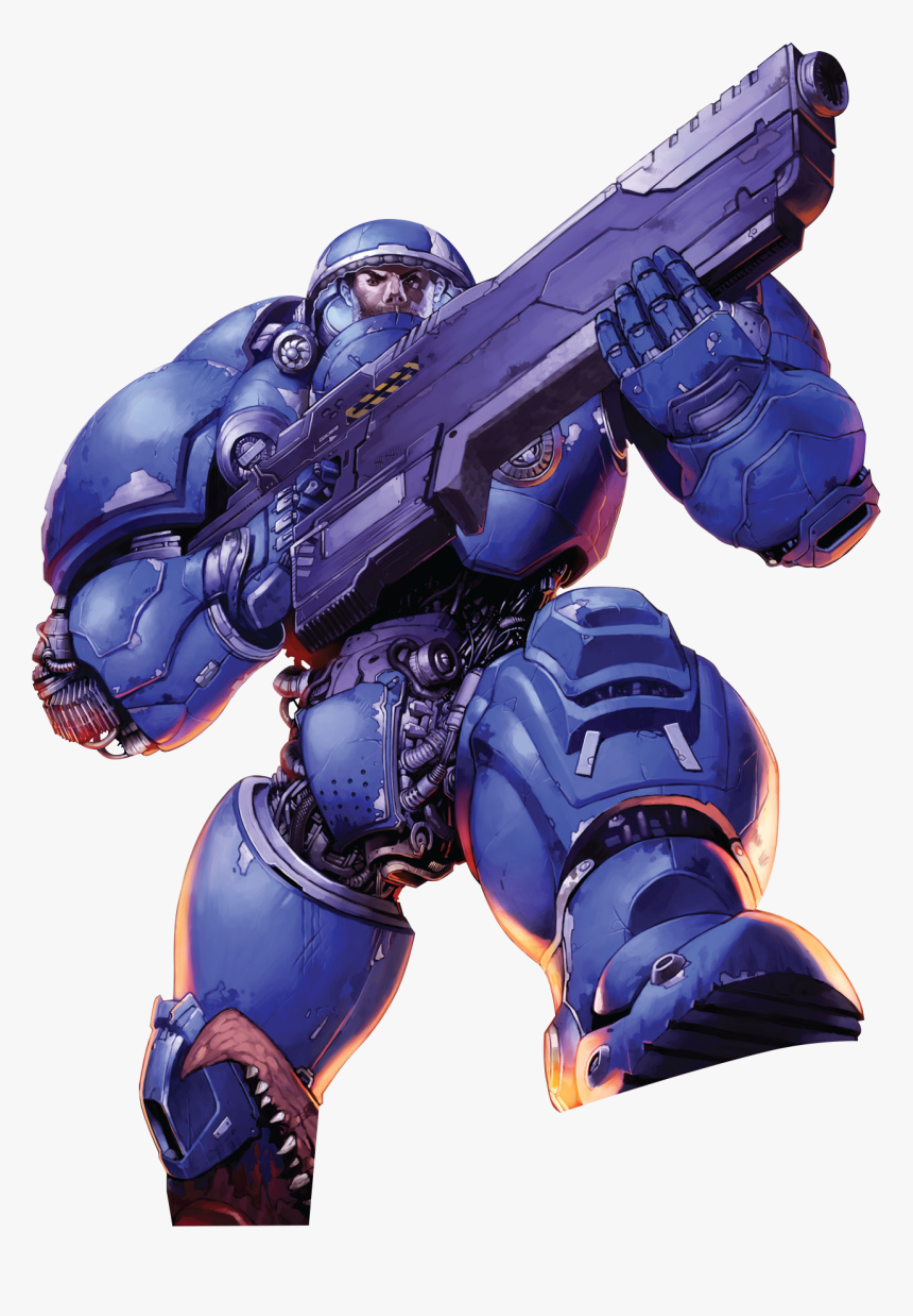 Starcraft Marine Png, Transparent Png