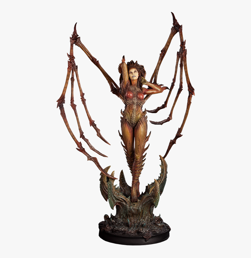 Sideshow Collectibles Kerrigan Polystone Statue 
 Class - Starcraft 2 Kerrigan Statue, HD Png Download
