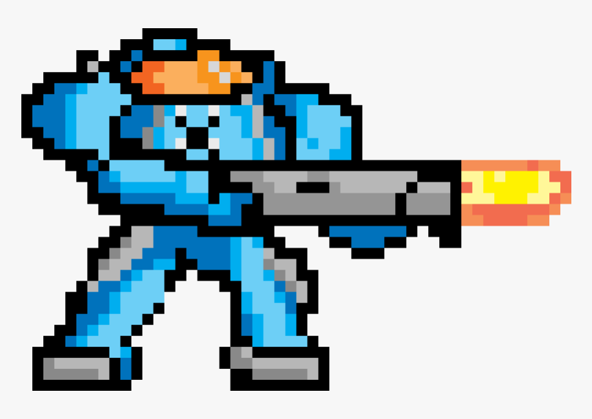 Starcraft Marine Pixel Art, HD Png Download