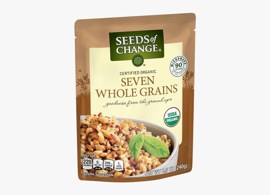 Seven Whole Grains - Seeds Of Change Seven Whole Grains, HD Png Download