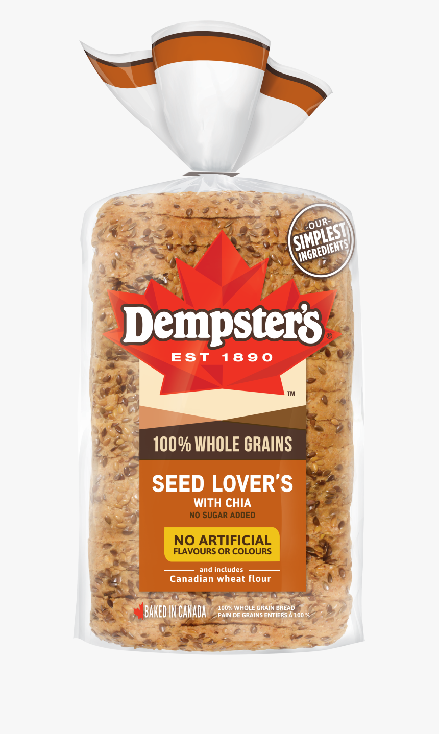 Dempster S® 100% Whole Grains Seed Lover S Bread With - Dempsters Ancient Grain Bread, HD Png Download